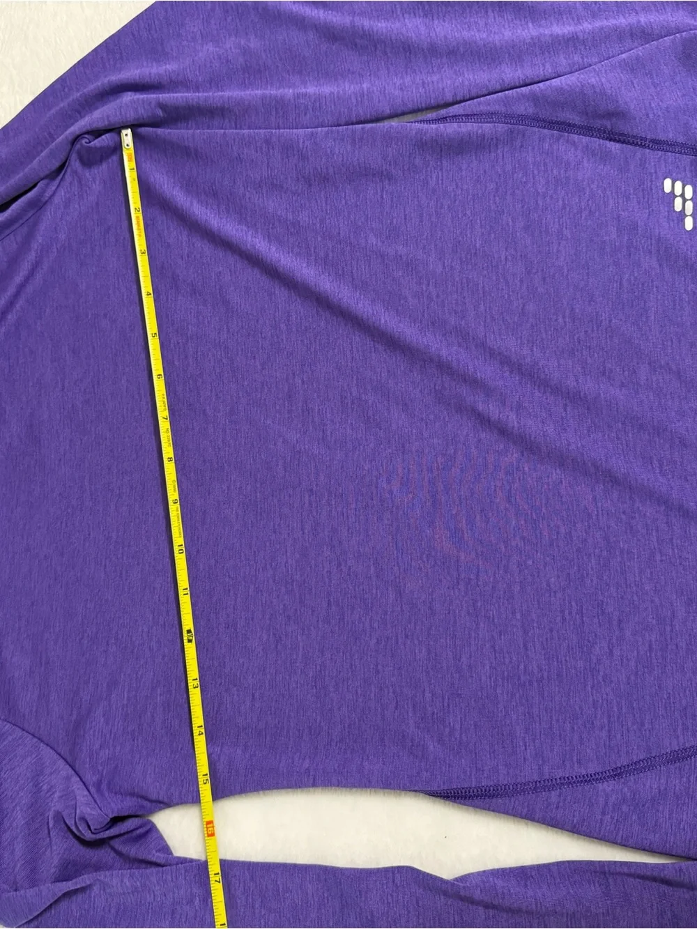 BCG Girls XL 16 Purple Lightweight Performance Hoodie Long Sleeve Thumbholes